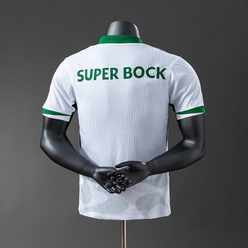 Camiseta Sporting CP 25/26 Visitante, Versión Jugador - Vista posterior