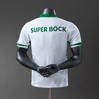 Camiseta Sporting CP 25/26 Visitante, Versión Jugador - Vista posterior