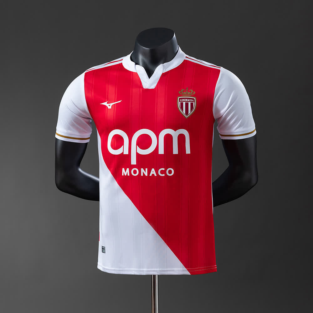 Camiseta AS Monaco 25/26 Local, Versión Jugador - Vista frontal