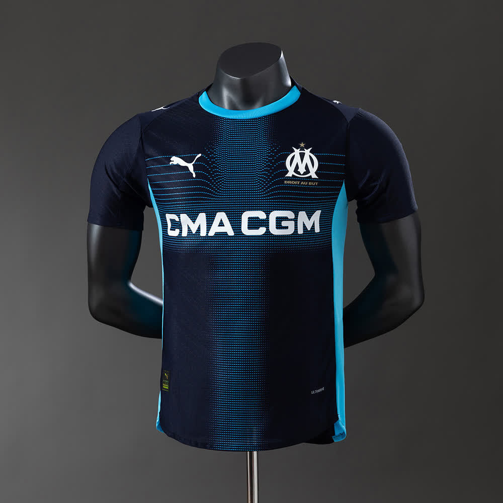 Camiseta Olympique de Marsella 25/26 Visitante, Versión Jugador - Vista frontal
