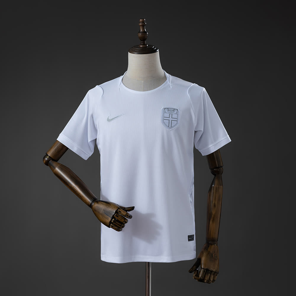 Camiseta Noruega blanca concept frente