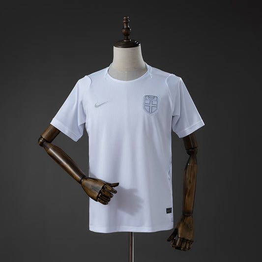 Camiseta Noruega blanca concept frente