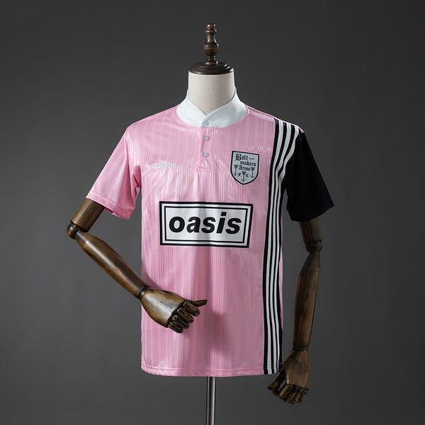 Camiseta Oasis 1996 Retro Rosa - Vista frontal