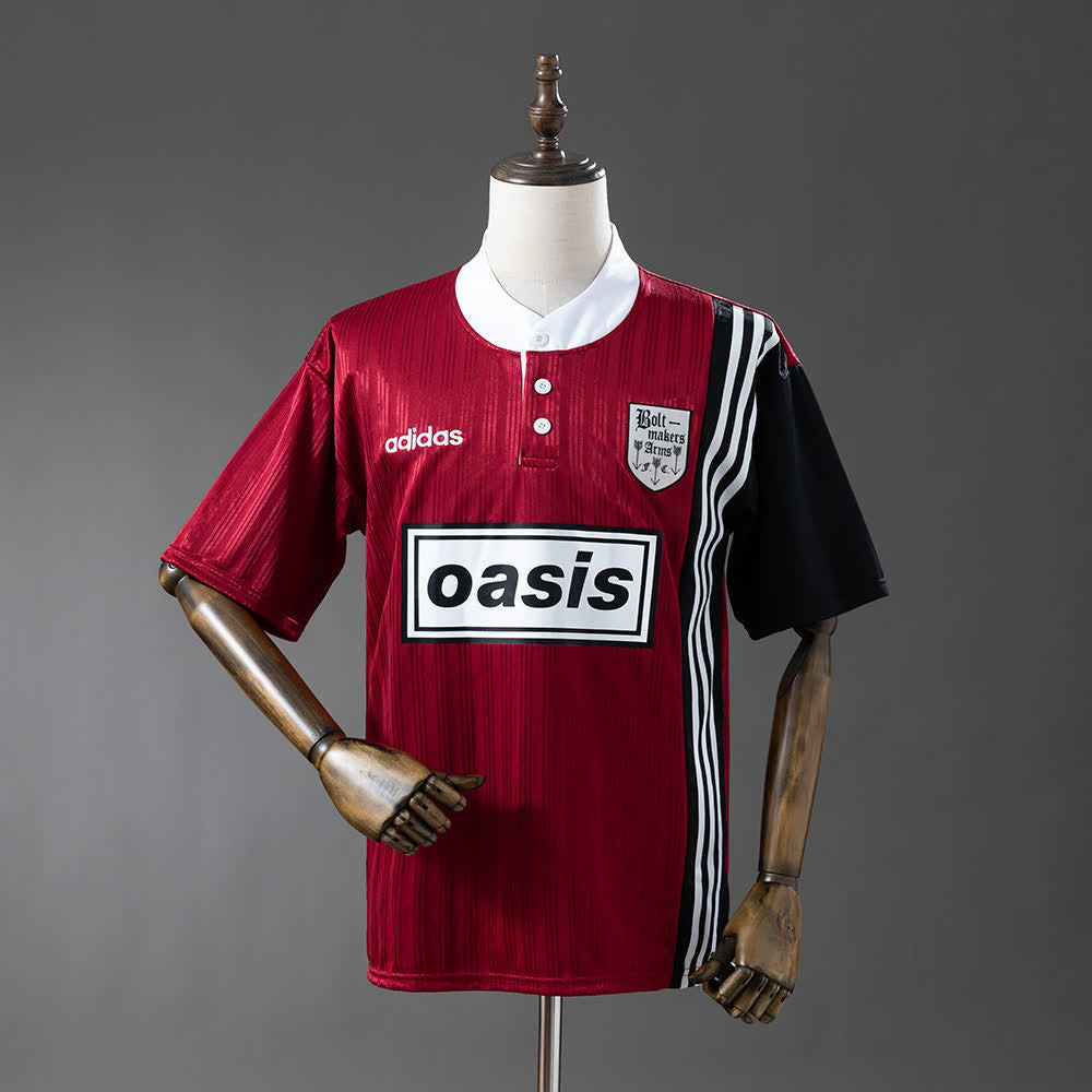Camiseta Oasis 1996 Retro Roja - Vista frontal