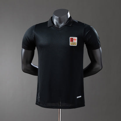 Camiseta AC Milan 125º Aniversario Negra, Versión Jugador - Vista frontal