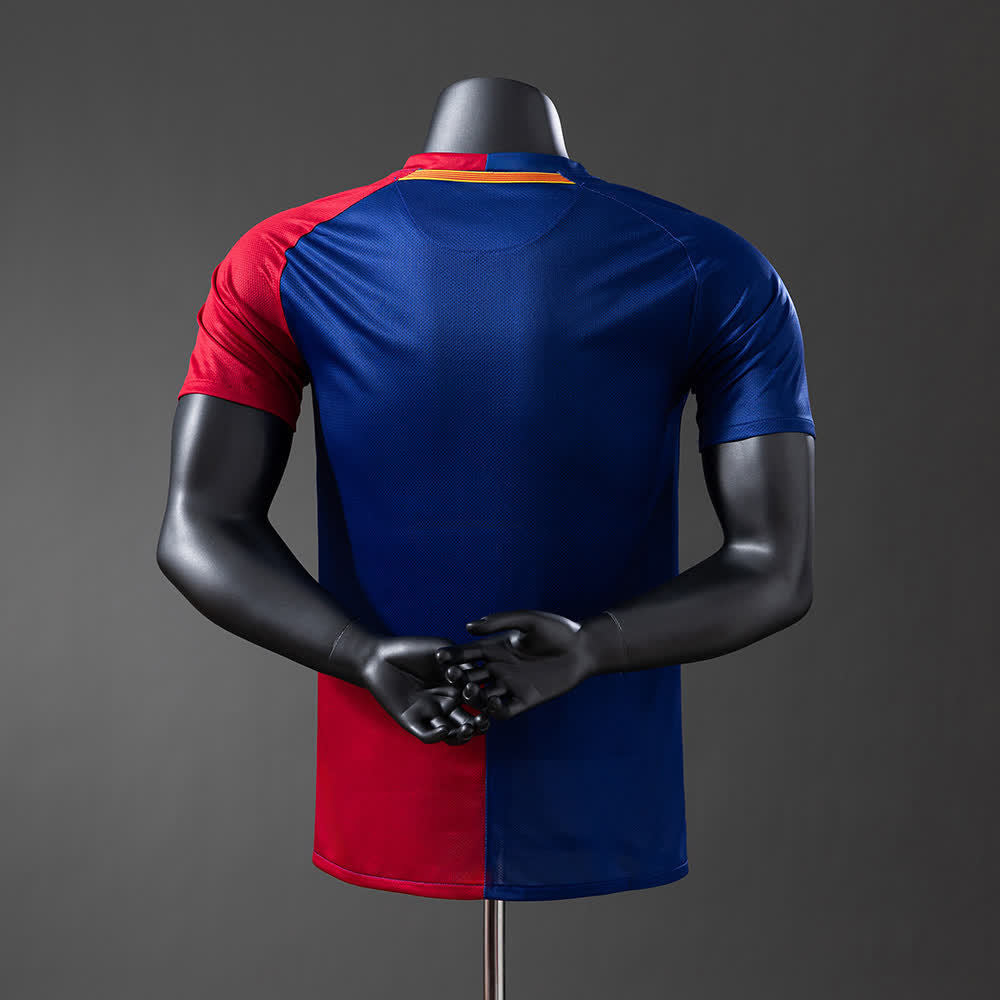 Camiseta FC Barcelona 2006/07 Local Retro, Versión Jugador - Vista posterior