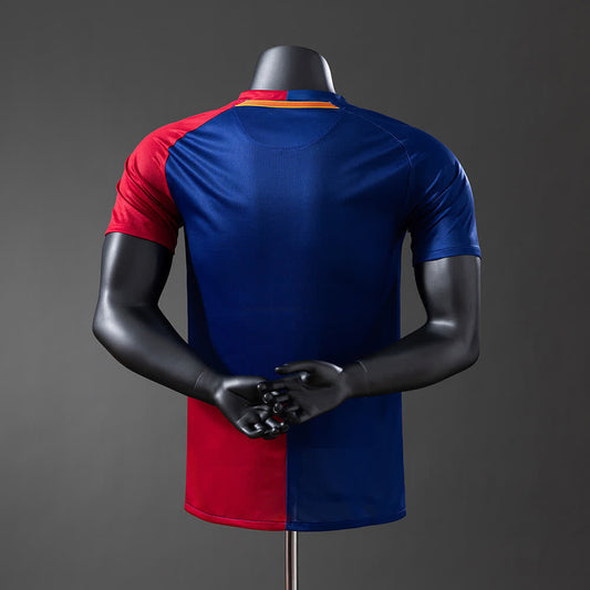 Camiseta FC Barcelona 2006/07 Local Retro, Versión Jugador - Vista posterior