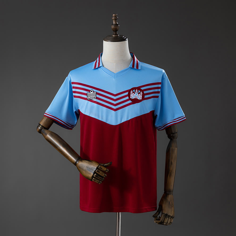 Camiseta West Ham United 76/80 Local Retro - Vista frontal