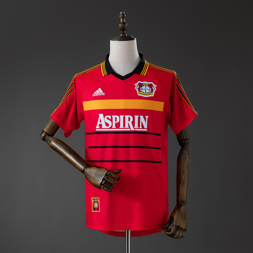Camiseta Bayer Leverkusen 98/00 Local Retro - Vista frontal