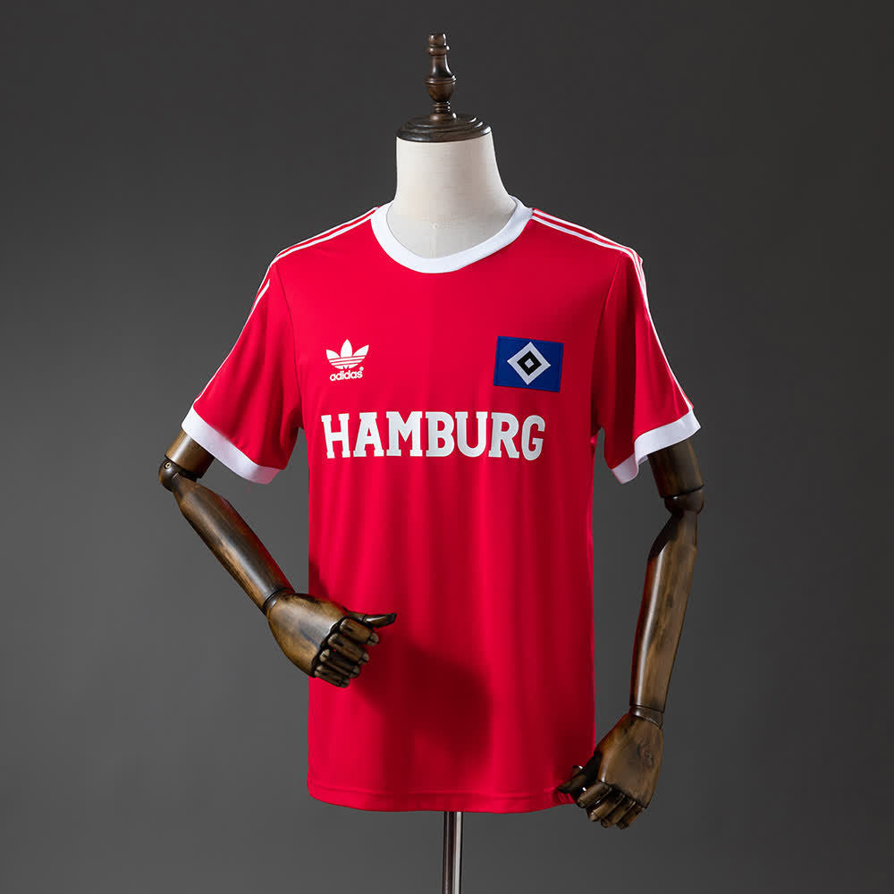 Camiseta Hamburgo 74/75 Visitante Retro - Vista frontal