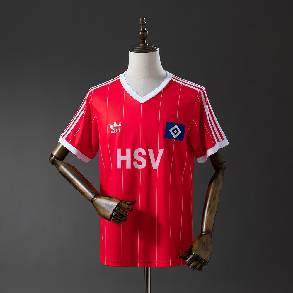Camiseta Hamburgo 83/84 Visitante Retro - Vista frontal