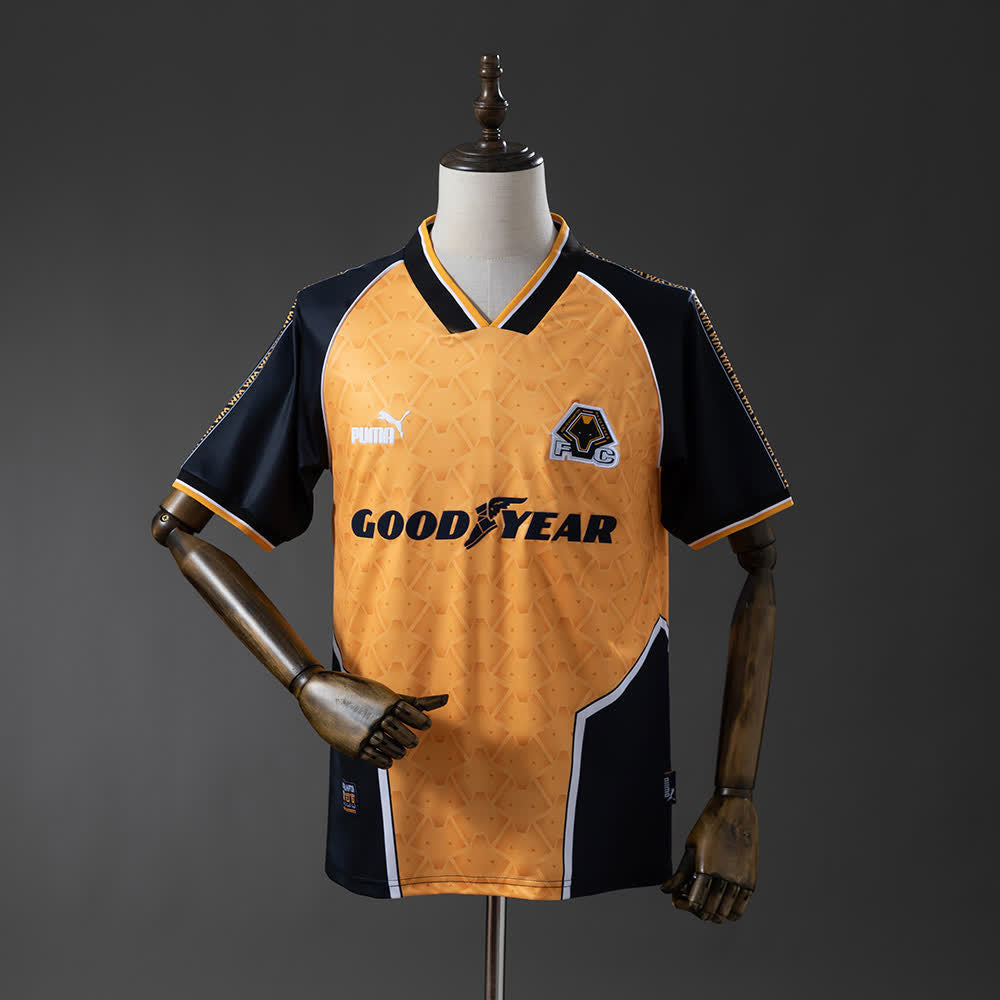 Camiseta Wolverhampton 96/98 Local Retro - Vista frontal