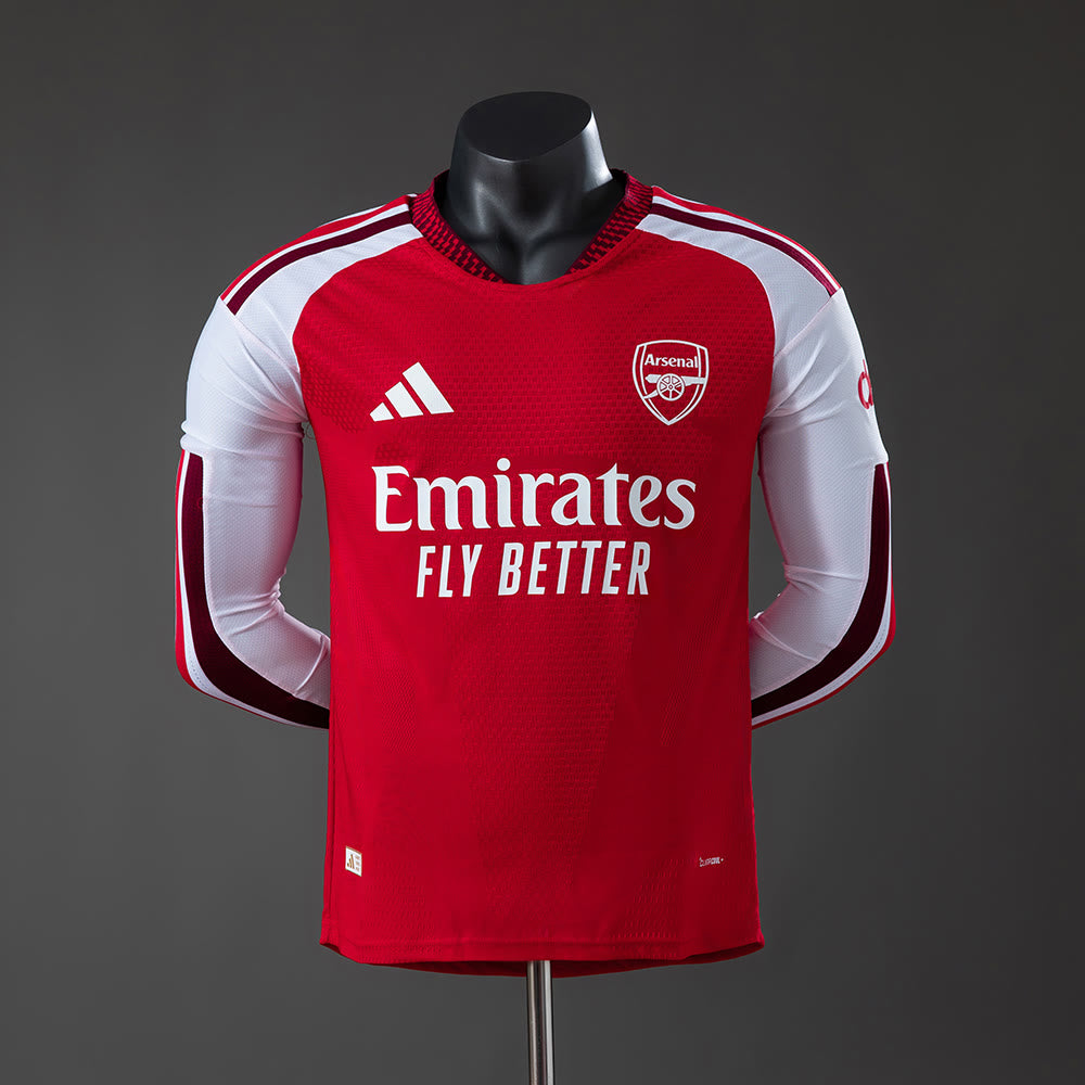 Camiseta Arsenal 26/27 Local Manga Larga, Versión Jugador - Vista frontal