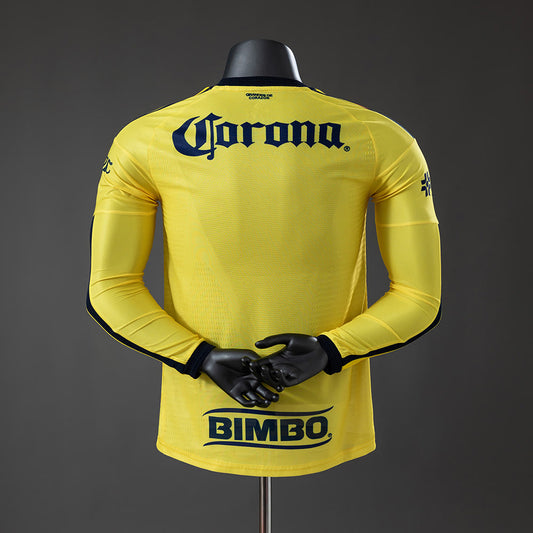 Camiseta Club América 26/27 Local Manga Larga, Versión Jugador - Vista posterior