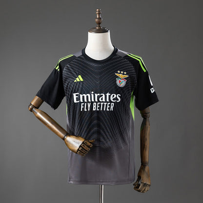 Camiseta SL Benfica 26/27 Portero Negro Gris - Vista frontal