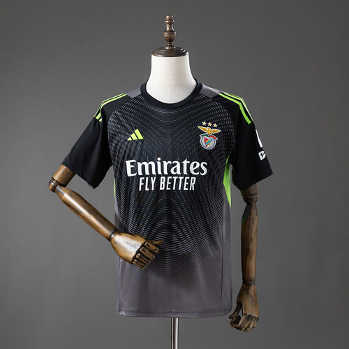 Camiseta SL Benfica 26/27 Portero Negro Gris - Vista frontal