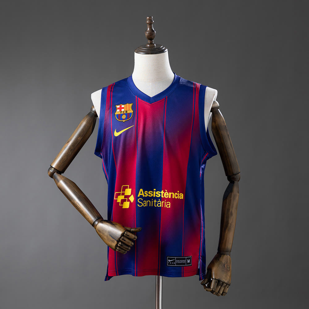 Camiseta FC Barcelona 25/26 Local Basketball - Vista frontal
