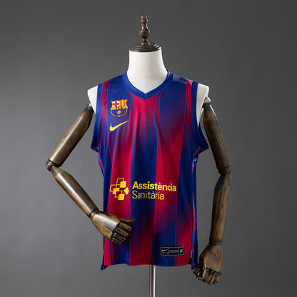 Camiseta FC Barcelona 25/26 Local Basketball - Vista frontal