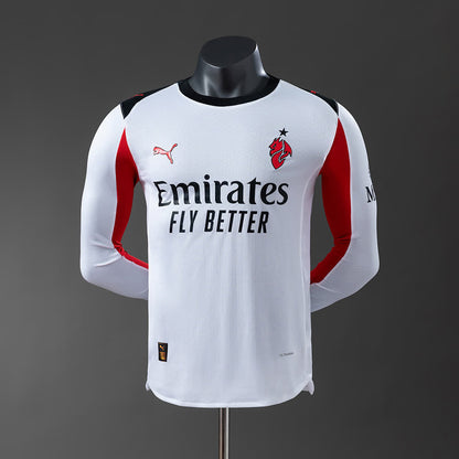 Camiseta AC Milan 25/26 Visitante Manga Larga, Versión Jugador - Vista frontal