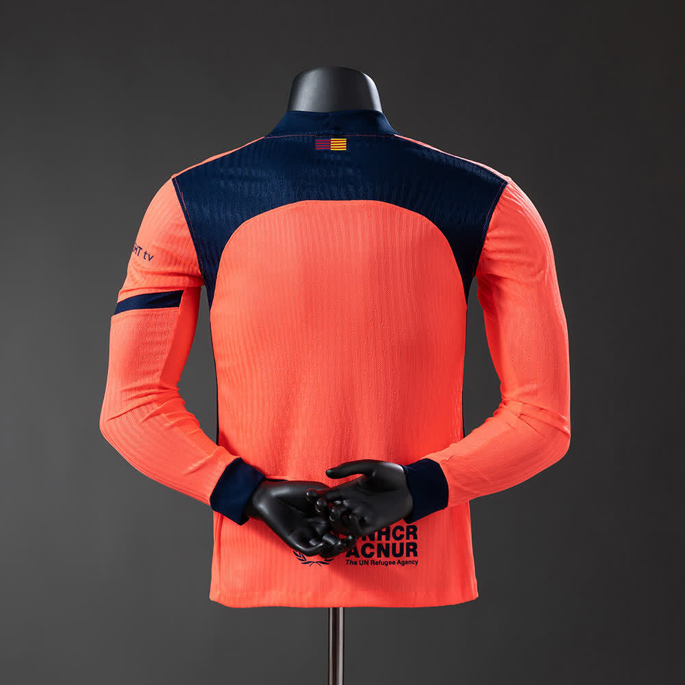 Camiseta FC Barcelona 25/26 Tercera Manga Larga, Versión Jugador - Vista posterior
