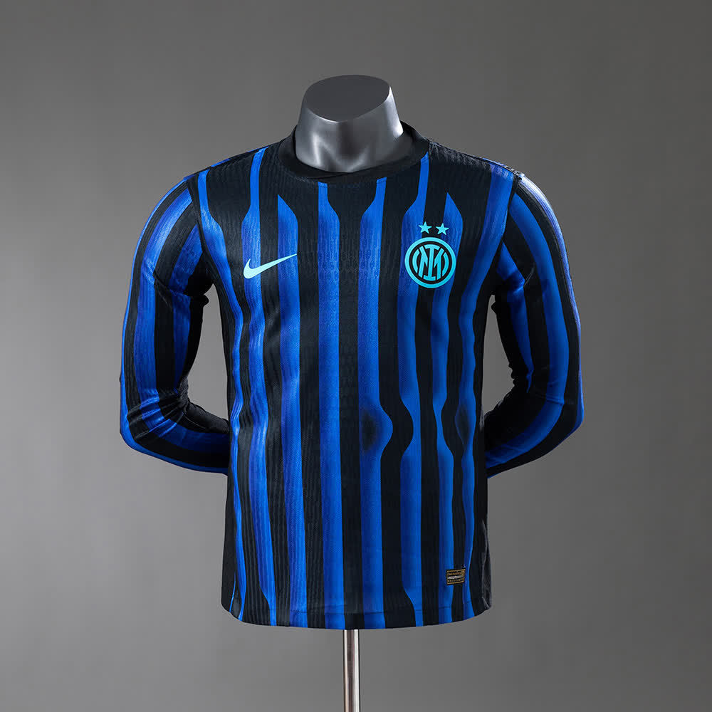 Camiseta Inter de Milán 25/26 Local Manga Larga, Versión Jugador - Vista frontal