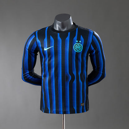 Camiseta Inter de Milán 25/26 Local Manga Larga, Versión Jugador - Vista frontal