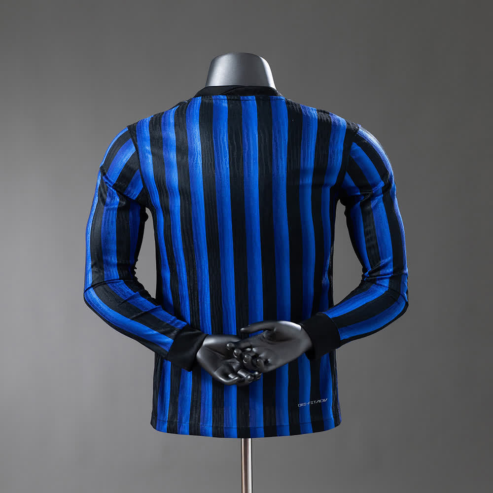 Camiseta Inter de Milán 25/26 Local Manga Larga, Versión Jugador - Vista posterior