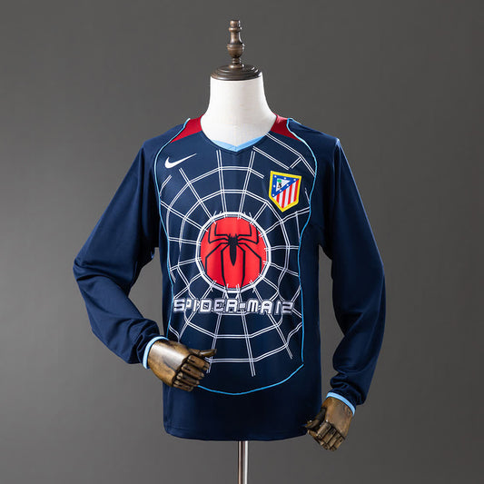Camiseta Atlético de Madrid 04/05 Visitante Retro Manga Larga - Vista frontal