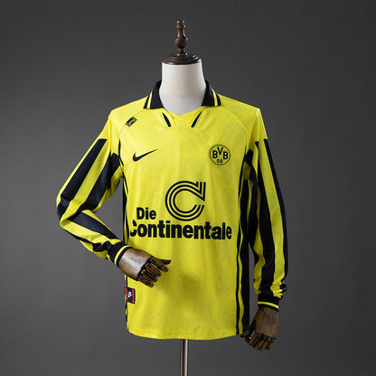 Camiseta Borussia Dortmund 96/97 Local Retro Manga Larga - Vista frontal