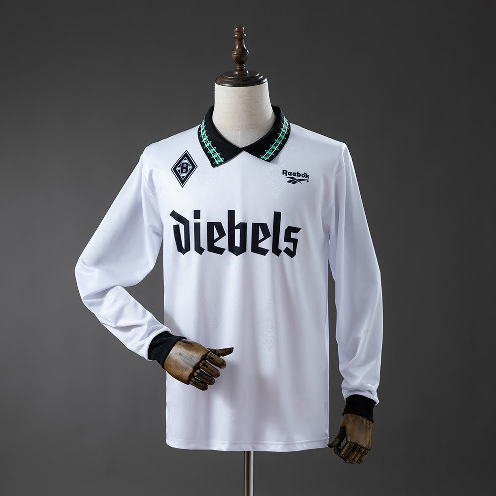 Camiseta Borussia Mönchengladbach 95/96 Local Retro Manga Larga - Vista frontal