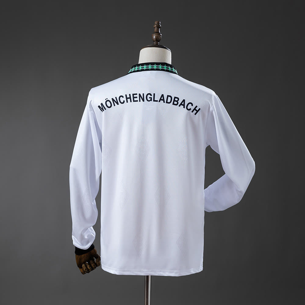 Camiseta Borussia Mönchengladbach 95/96 Local Retro Manga Larga - Vista posterior