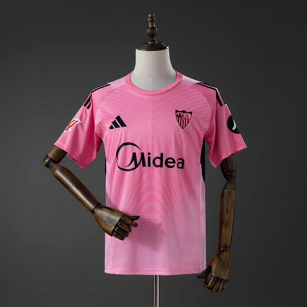 Camiseta Sevilla FC 25/26 Portero Rosa - Vista frontal