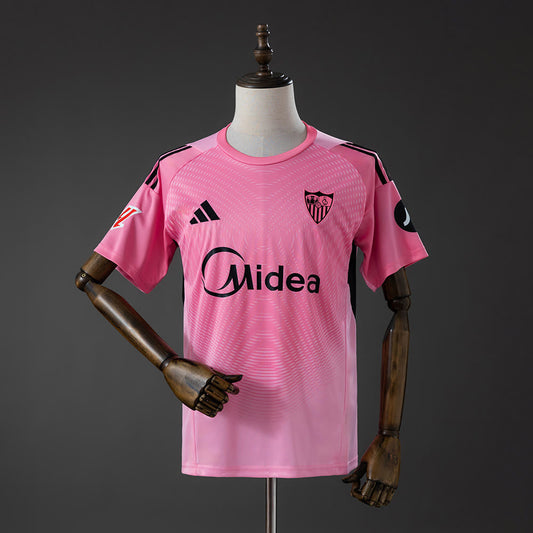 Camiseta Sevilla FC 25/26 Portero Rosa - Vista frontal