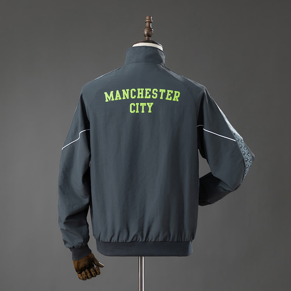 Rompevientos Manchester City 26/27 Gris - Vista posterior