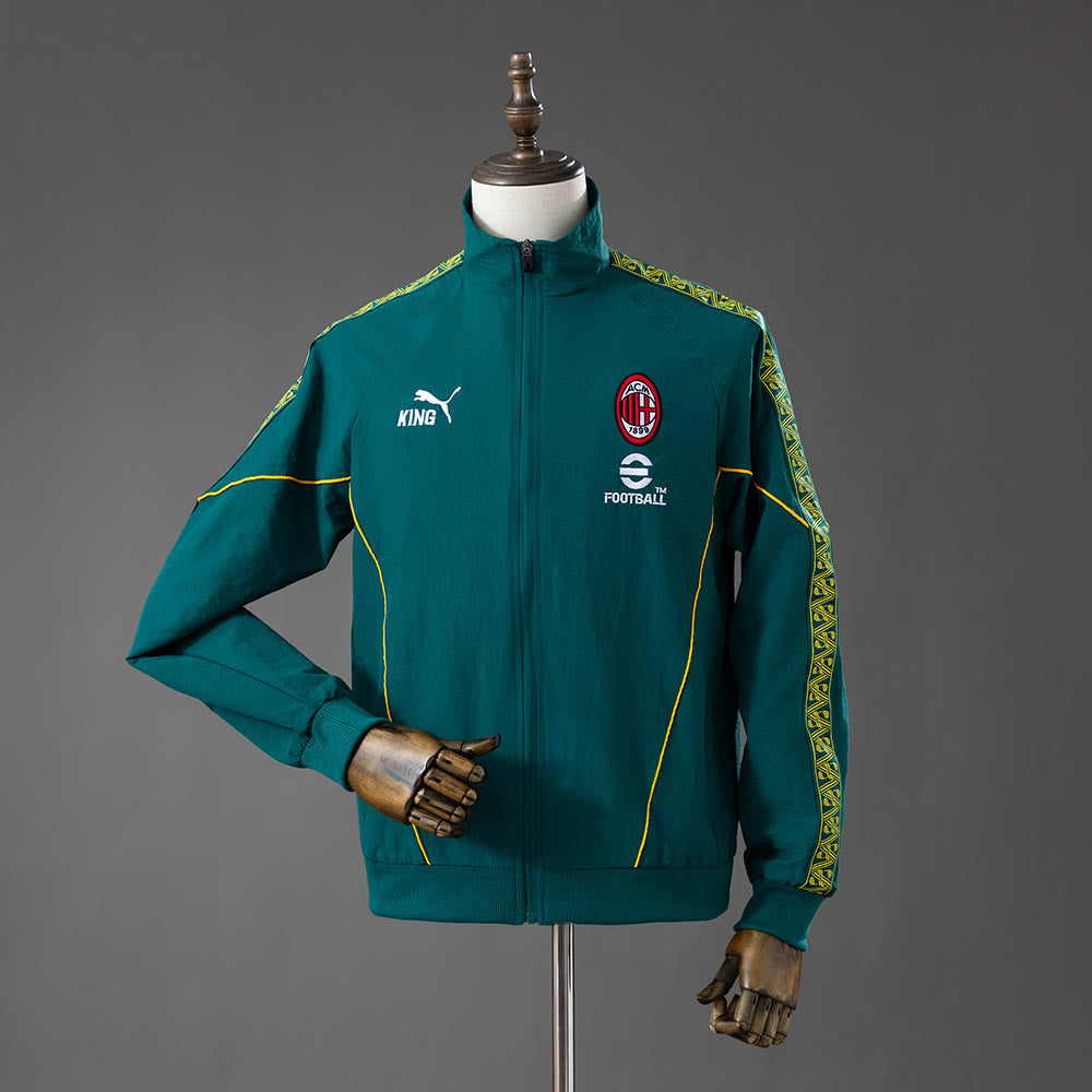 Rompevientos AC Milan 2026 Verde - Vista frontal