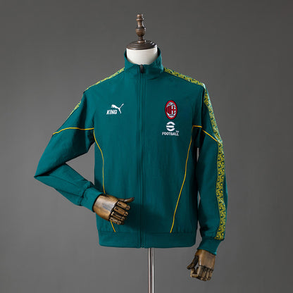 Rompevientos AC Milan 2026 Verde - Vista frontal