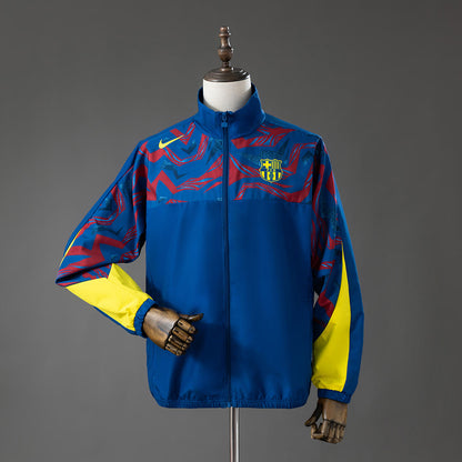 Rompevientos FC Barcelona 2026 Azul - Vista frontal
