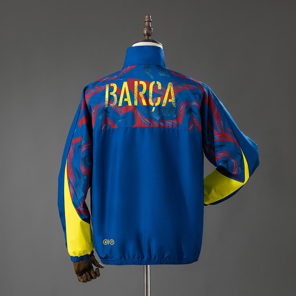Rompevientos FC Barcelona 2026 Azul - Vista posterior