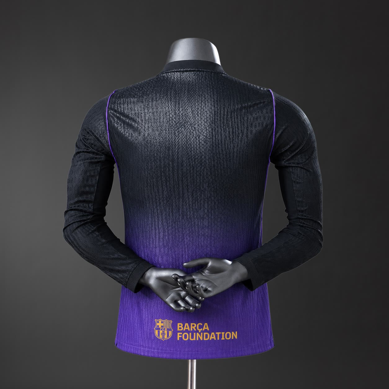 Camiseta FC Barcelona x Kobe Bryant 26/27 Visitante Manga Larga, Versión Jugador - Vista posterior