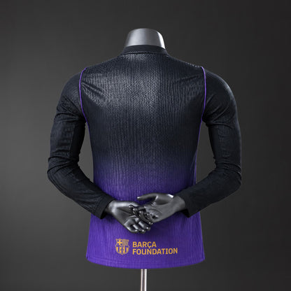 Camiseta FC Barcelona x Kobe Bryant 26/27 Visitante Manga Larga, Versión Jugador - Vista posterior