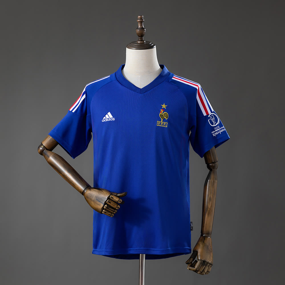 Camiseta Francia 2002 Local Retro - Vista frontal