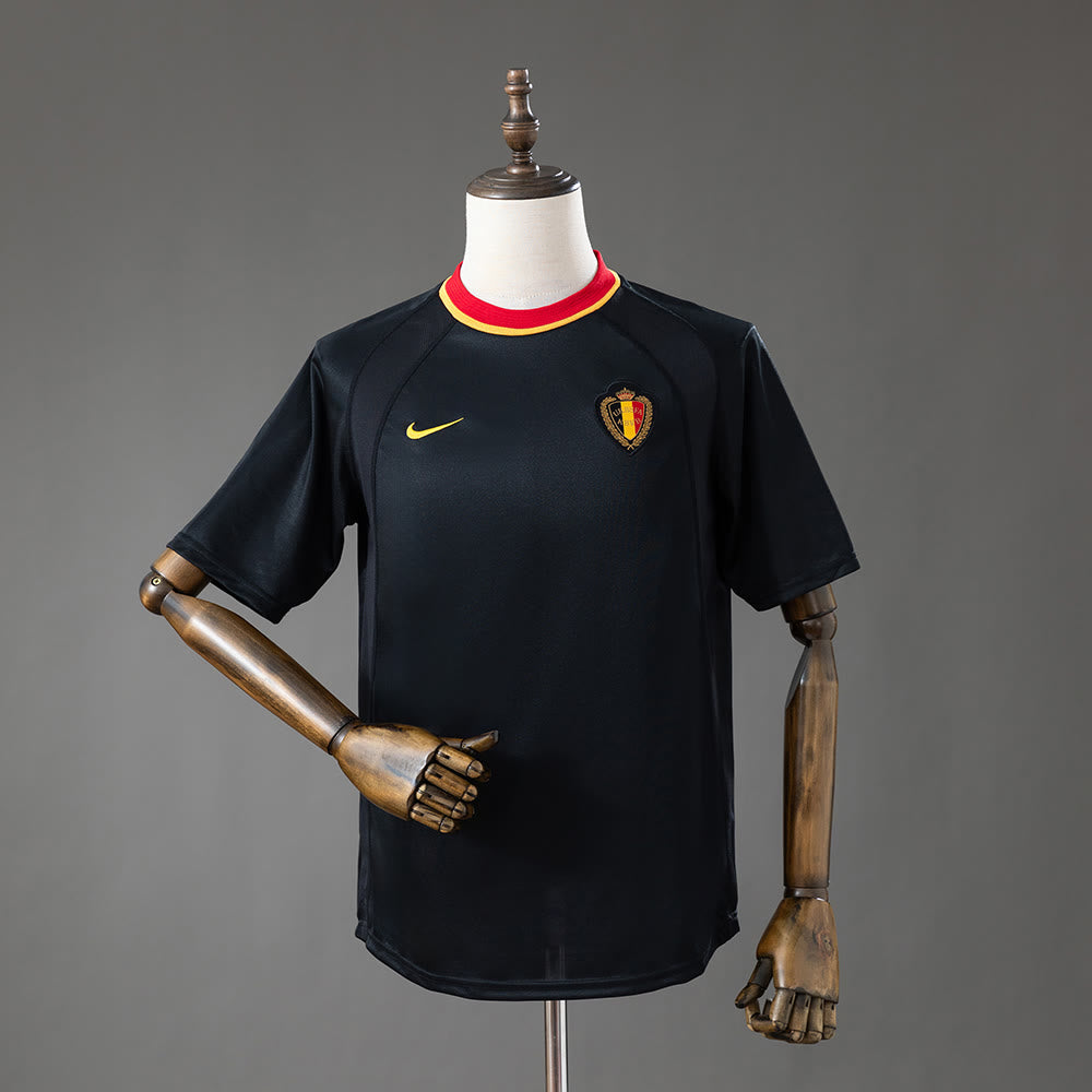Camiseta Bélgica 2000 Visitante Retro - Vista frontal