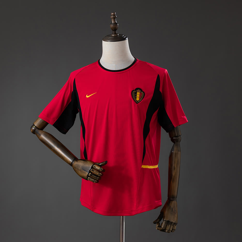 Camiseta Bélgica 2002 Local Retro - Vista frontal