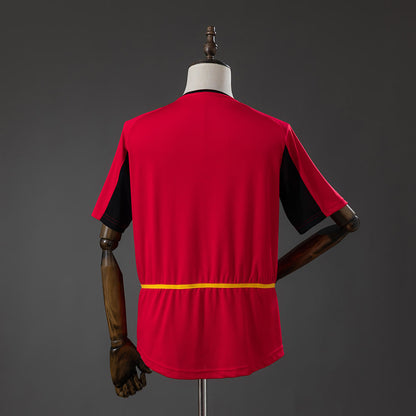 Camiseta Bélgica 2002 Local Retro - Vista posterior