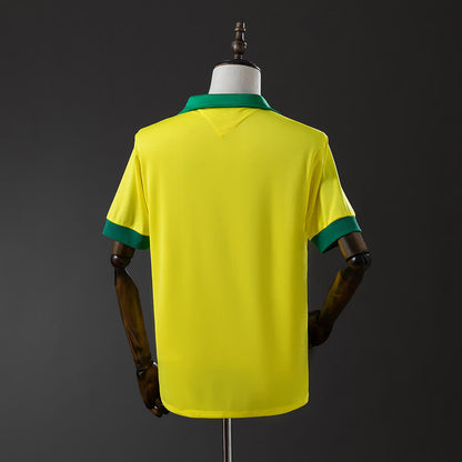 Camiseta Brasil 1958 Local Retro de Pelé - Vista posterior