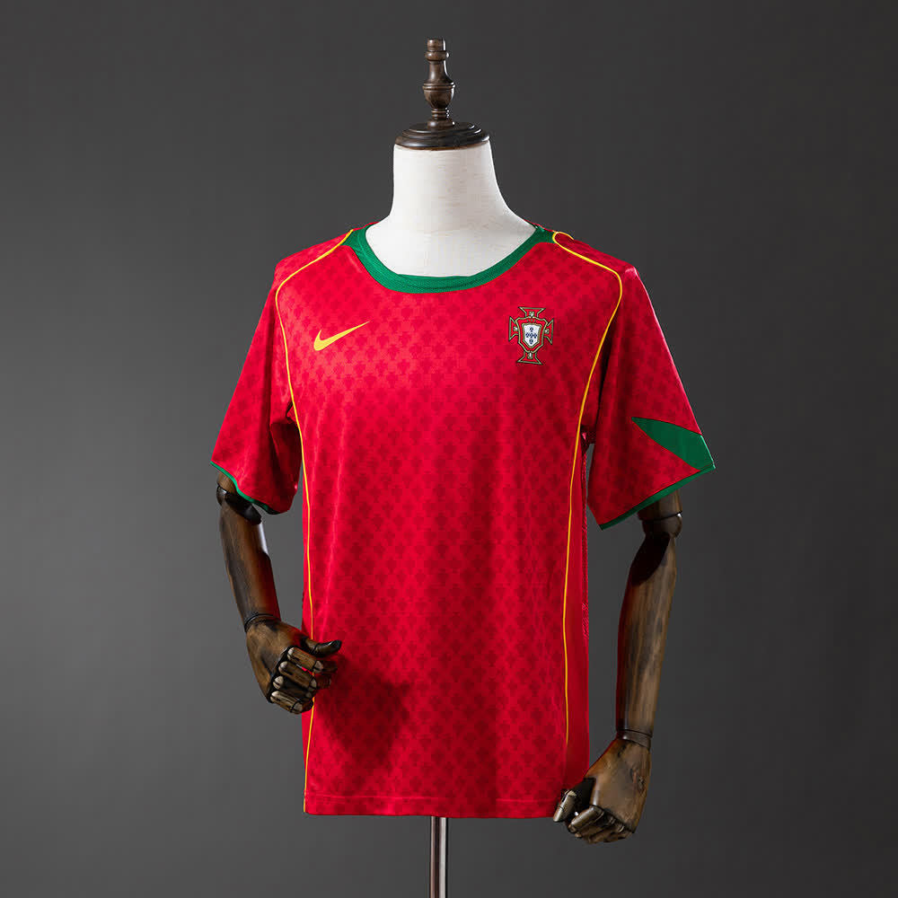 Camiseta Portugal 2004 Local Retro - Vista frontal