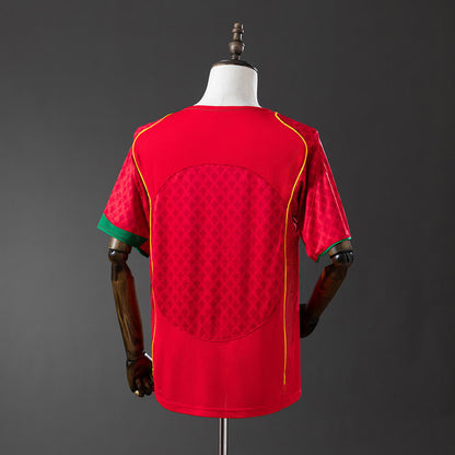 Camiseta Portugal 2004 Local Retro - Vista posterior