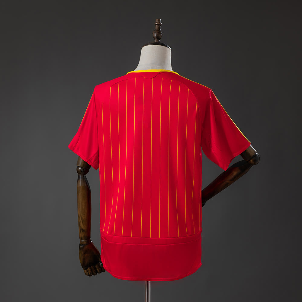 Camiseta España 2006 Local Retro - Vista posterior