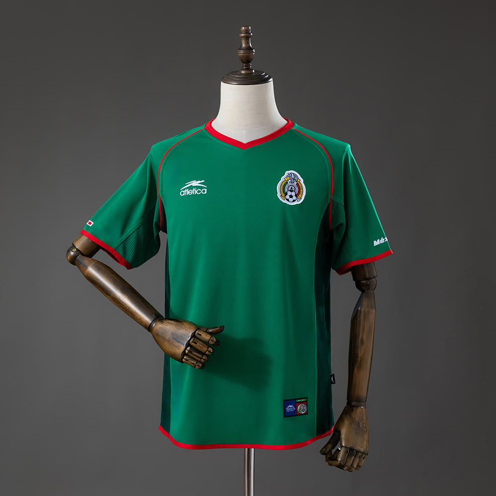 Camiseta México 2002 Local Retro - Vista frontal