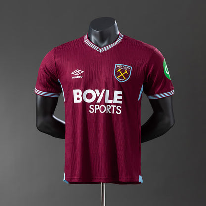 Camiseta West Ham United 25/26 Local, Versión Jugador - Vista frontal
